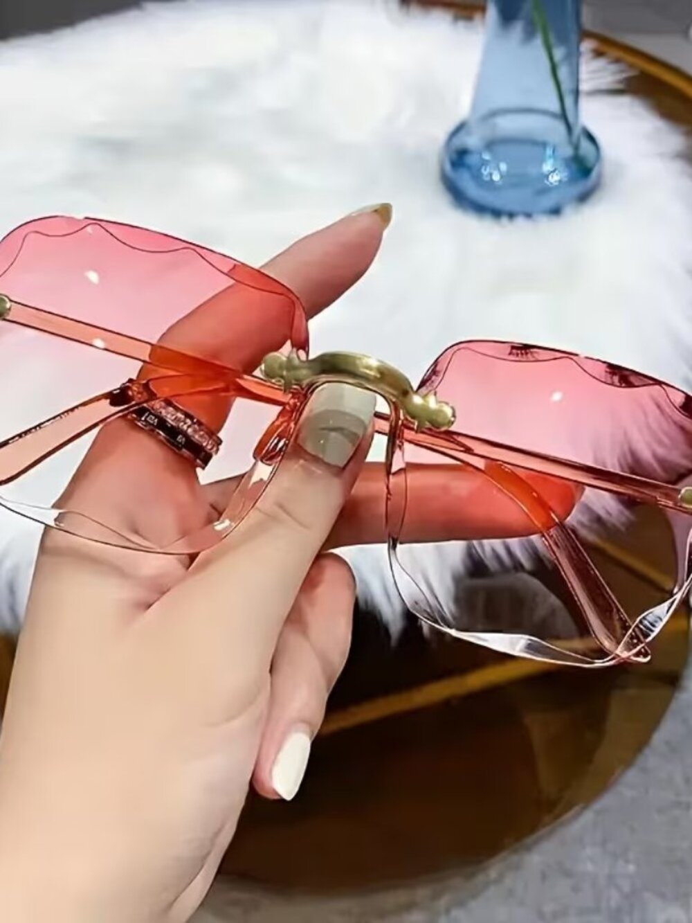 Frameless Sunglasses